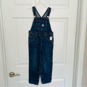 Old Navy Workwear Blue Denim Overall Pants NWT Size 5T